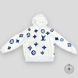 Louis Vuitton mink fur zipped hoodie - Picture 1 of 7
