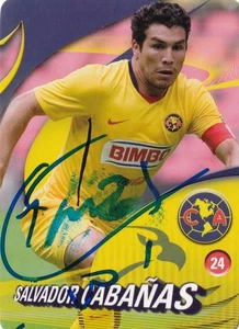SALVADOR CABANAS SIGNED AUTO'D 2009-10 IMAGICS CLUB AMERICA CARD 24 LIGA MX B - Bild 1 von 3
