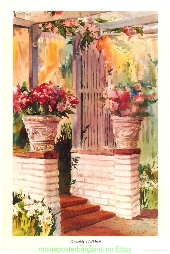 TIMOTHY J. CLARK Gallery Print Poster ARBORETUM PASSAGE Mirage Editions 1988 - Image 1 of 1