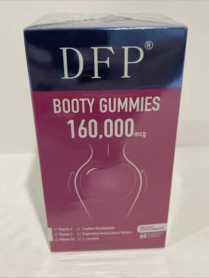 2 X Booty Gummies 增强补充剂含多种维生素 - 60 Gummies - 有效期至 4/26 — 第 1/4 张图片