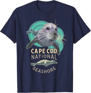 Felpa con cappuccio Harbor Seal at Cape Cod National Seashore Beach souvenir - Foto 1 di 12