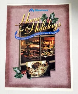 Folleto de recetas de ALBERTSONS 2002 Home For The Holidays - Imagen 1 de 3