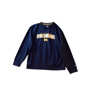 Champion University of Michigan Logo Coldgear Crew Neck Sweatshirt Herren Größe XL - Bild 1 von 9