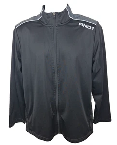 Herren und 1 Reißverschluss Jacke Größe M Polyester schwarz und grau - Bild 1 von 5