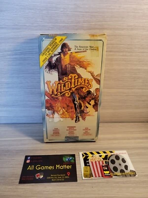 Wild Times VHS RARE Western Action Sam Elliott,Dennis Hopper  - Image 1 of 4