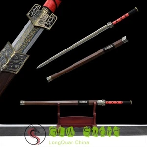 Chinese Sword Jian Han Dynasty Sword High Carbon Steel Sharp Hand Forged Jian - Picture 1 of 12