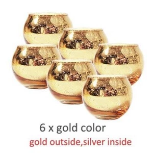 Glass Candle Holder Home Decor Tealight Candlestick Wedding Centerpiece Ornament - Picture 1 of 20