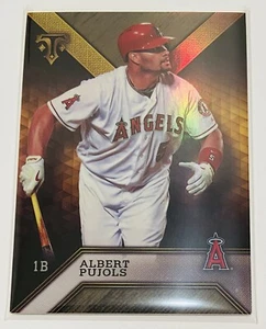 2016 Topps Triple Threads Albert Pujols #6 MLB Los Angeles Angels - Picture 1 of 2