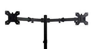 Stalowy uchwyt stołowy VESA na dwa monitory - HDWR SolidHand UM02 - Zdjęcie 1 z 4