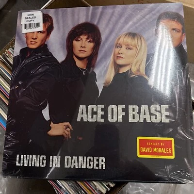 Ace of Base “Living in Danger” 12"  1993 Vinyl Maxi Single W/ Remixes New Sealed - Image 1 of 2