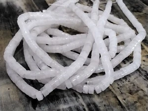Natural White Jade, Flat Round, 4x2mm, Approx 150-170 pce, Free post - Picture 1 of 4