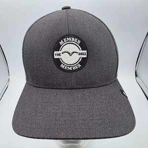Travis Mathew The Member 2022 Snapback Hat Gray Mesh Adjustable Trucker Cap - Picture 1 of 9