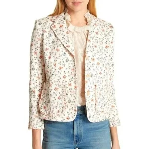 Rebecca Taylor Floral Vine Twill Jacke Größe 10 - Bild 1 von 5
