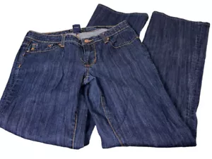 Seven7 Jeans Flare Jeans Size 30 Dark Wash Denim - Picture 1 of 8