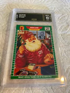 Joe Biden Santa Claus 2021 Leaf Pro Set # 1989-07 Graded 10 L@@@K - Bild 1 von 2