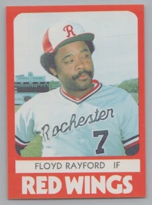 Floyd Rayford 1980 TCMA Rochester Red Wings - Picture 1 of 2
