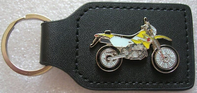 Schlüsselanhänger Suzuki DRZ 400 S / DRZ400S gelb Enduro Moto Cross Art. 0913