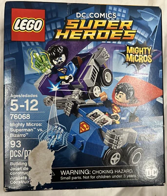 乐高 DC 超级英雄 MIghty Micros 超人 vs Bizarro 退役套装 2017 全新 — 第 1/4 张图片