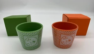 Pokemon X Kogei Traditional Crafts Exhibit Exclusive Cup Set Red & Green - Picture 1 of 13