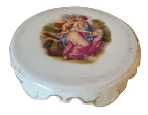 Teekanne Ständer Porzellan Amor Victoria Österreich Altrohlau Tschechien 1883 - 1918 - Bild 1 von 11