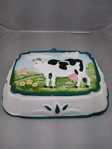 Vintage Ceramic Gelatin Mold by Gailstyn -- Sutton #867 Cow Design (2028) - Picture 1 of 9