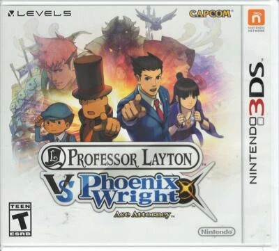Professor Layton vs Phoenix Wright Ace Attorney -(US Version)  Nintendo 3DS - Image 1 of 2