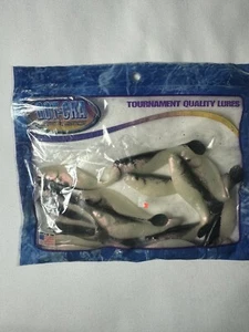 GOT-CHA 3” SHAD 15 PACK PEARL/BLK BACK PERFECT FOR FRESH AND SALTWATER FISHING - Picture 1 of 3