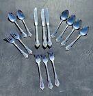 Oneida LTD Arbor Rose Stainless Flatware Forks, Knives, Spoons 1881 Rogers