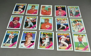 1988 Topps Cincinnati Reds MLB Baseball Sports Trading Cards - Your Choice - Picture 1 of 34