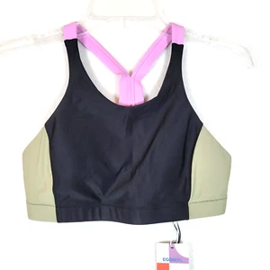 prAna Baja Bound sportliches Damen-Bikinioberteil Bademode Größe Small schwarz Racerback - Bild 1 von 5