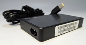 X2 Genuine Lenovo 0B47463 65W Rectangular Tip AC Adapter (*New Thin Type) - Picture 1 of 9
