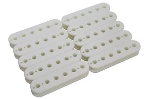 Humbucker Slug Side Pickup Bobbin White 50mm 10pk for pickup makers - Picture 1 of 4