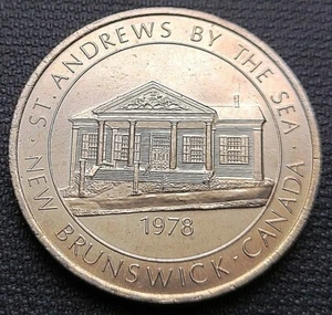 1978 St. Andrews New Brunswick $1 Trade Token - Ross Museum - Bild 1 von 2