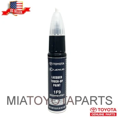 Genuine Toyota Slate Metallic Touch-up Paint Pen Code 1F9 OEM 00258-001F9-21 - Image 1 of 4