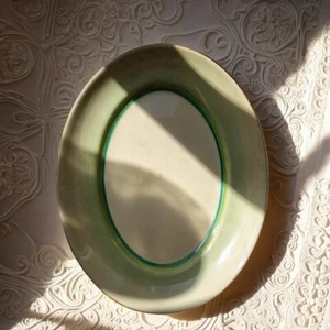CLARICE CLIFF Extra Large Oval Serving Platter Deco Plate NEWPORT 1930 ANTIQUE + - Picture 1 of 8