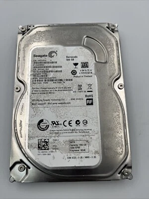 Seagate 500 GB SATA 3.5" Hard Drive 16 MB Cache 7200 RPM ST500DM002 (No Power) - Image 1 of 4