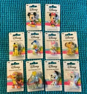 NEW ~ DISNEY COLLECTIBLE MINI FIGURES ~ COMPLETE LOT OF 10 ~ ZAG TOYS ~ 3+ - Picture 1 of 12