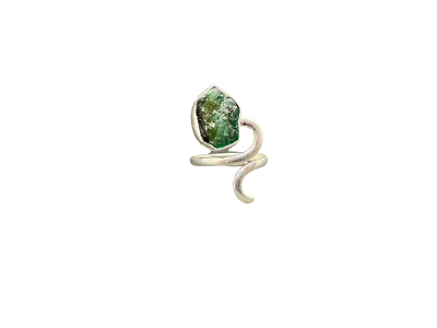 Moda Positano Gioielli - Collezione Zaffiro - Anello Ag 925 e Smeraldo - Immagine 1 di 4