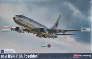 ACA12635 1:144 Academy US Navy P-8A Poseidon - Picture 1 of 1