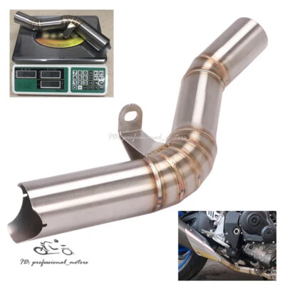 Modified Exhaust Link Pipe for Suzuki GSXR 750 600 2008 2009 2010 Stock Muffler - Изображение 1 из 4