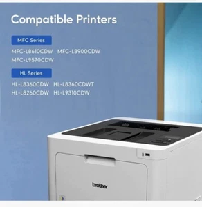 TN433 TN-433 Cartuccia Toner Set Confezione da 4 Ricambio per Brother TN 433 TN431 - Foto 1 di 5