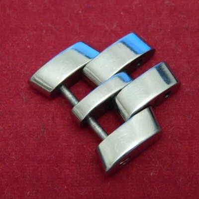 Link de relógio masculino Baume Mercier para pulseiras de relógio modelo Capeland 19 mm - Imagem 1 de 2