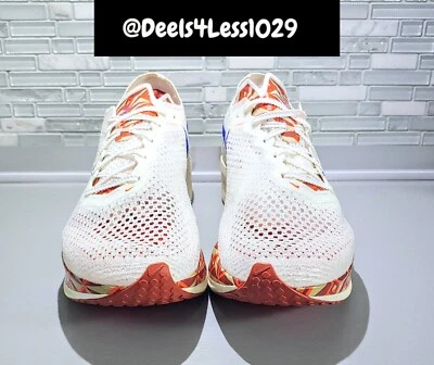 Nike ZoomX Vaporfly Next% 3 Running Mens Sail Royal Orange Sunrise FQ7676-100 - Image 1 of 4