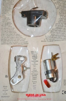 PUNTOS ROTOR CONDENSADOR MUSTANG II 1974 2,3 L FORD PINTO 1974 FORD CORTINA 1970 Foto 1 de 4