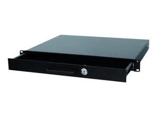 "Cajón de rack omnitronic con bloqueo 1U negro bloqueable estudio PA 19" - Imagen 1 de 3