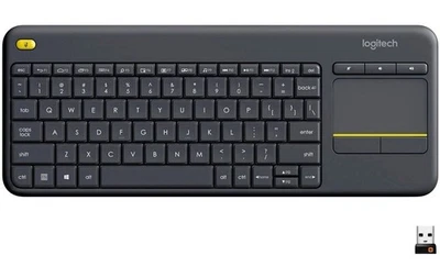 Logitech - K400 Plus TKL Wireless Membrane Keyboard for PC/TV/Laptop/Tablet w... - Image 1 of 2