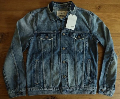 RARE LEVI’S MADE & CRAFTED JAPANESE DENIM TRUCKER JACKET NEW WITH TAGS MEDIUM - Image 1 of 4