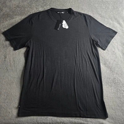 NWT Travis Mathew Cloud Shirt Mens XL Black Short Sleeve Soft  Golf 3MH120 - Image 1 of 4