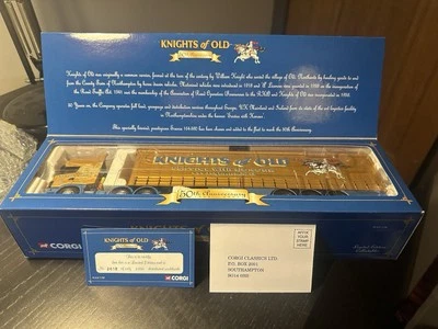 CORGI CC12911 - Scania Topline Curtainside Knights of Old 50th Anniversary  - Image 1 of 4