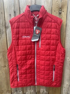 Cutter & Buck Mens The Bud Man Beer Promo Puffer Vest M NWT - Picture 1 of 3